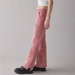 🟤NWT BDG Silverlake Mid-Rise Straight Leg Pants in Red/White Check